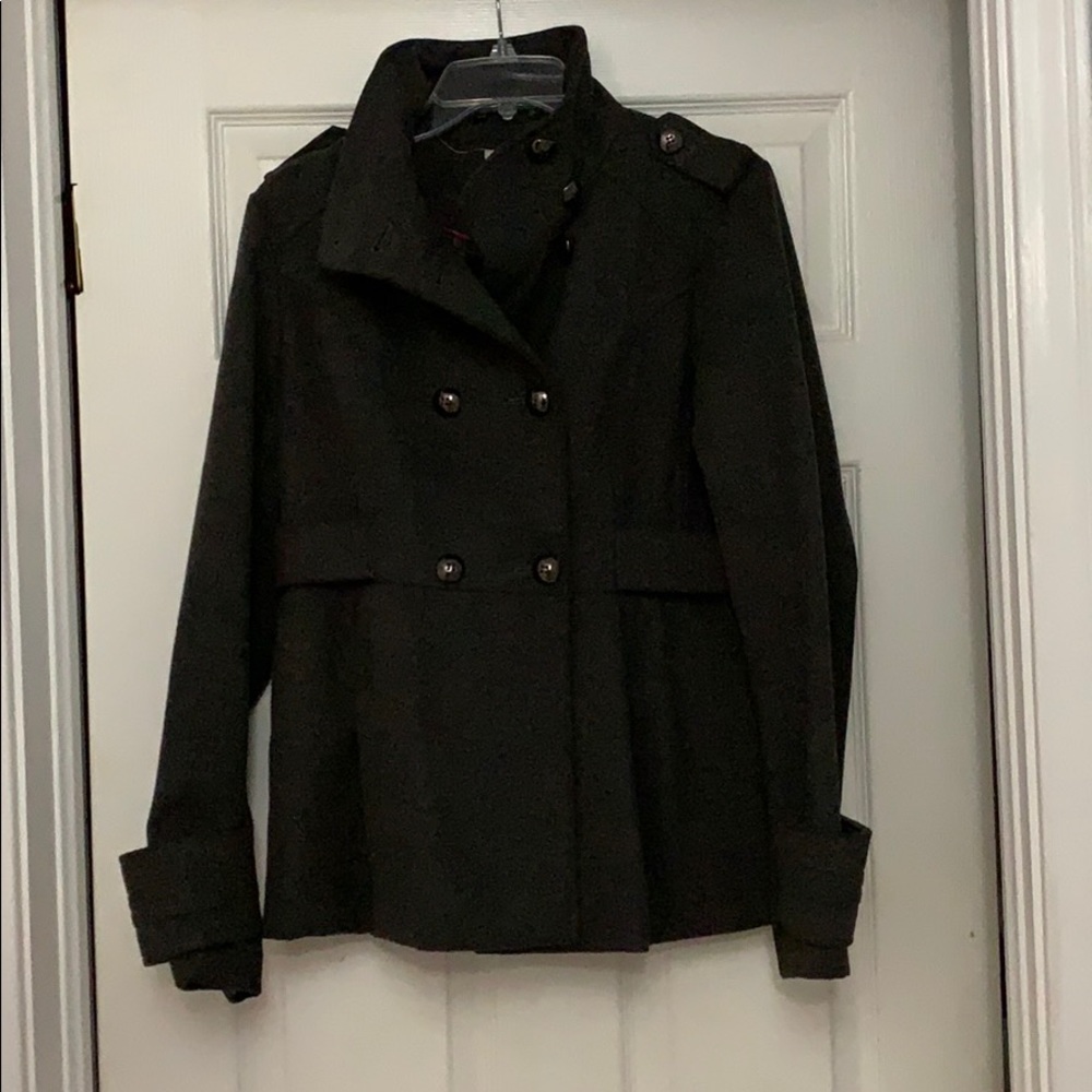 Dark gray coat